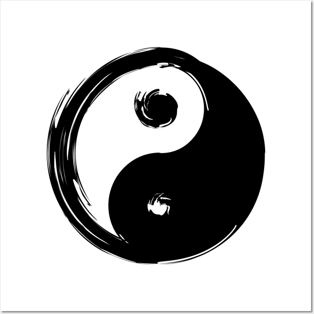 Yin Yang Wall Art by deificusArt